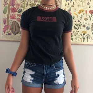 black Vans t-shirt